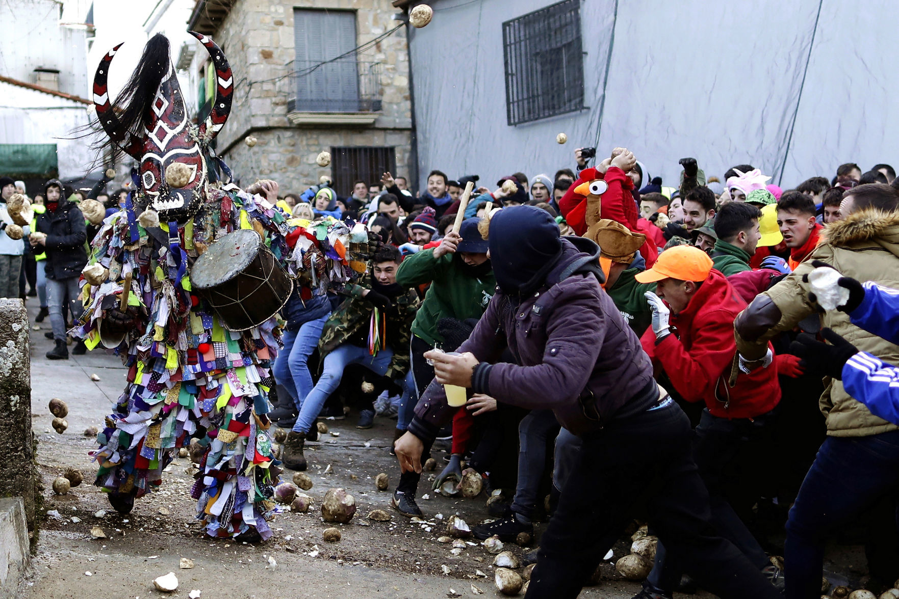 APTOPIX Spain Unusual Festivals Photo Gallery